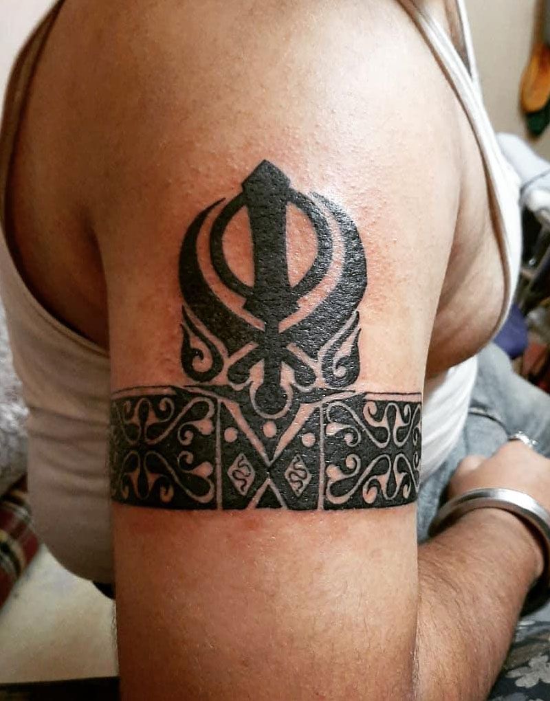 30 Pretty Khanda Tattoos You Can Copy