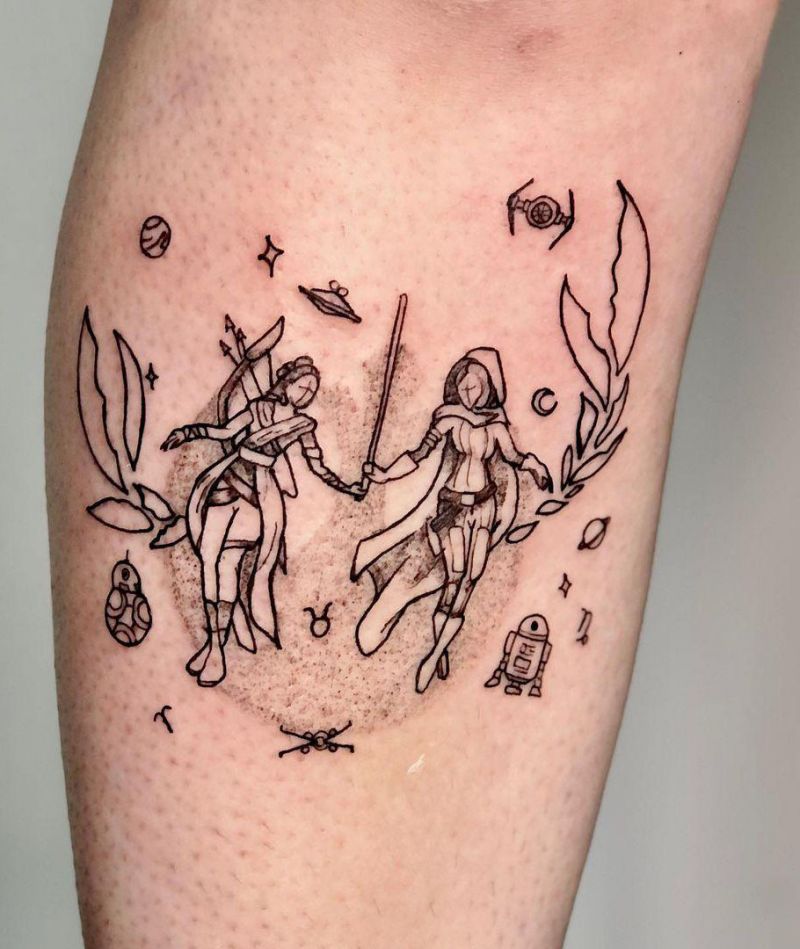 30 Pretty Star Wars Tattoos for Your Inspiration