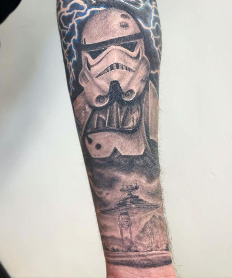 30 Excellent Storm Trooper Tattoos to Inspire You