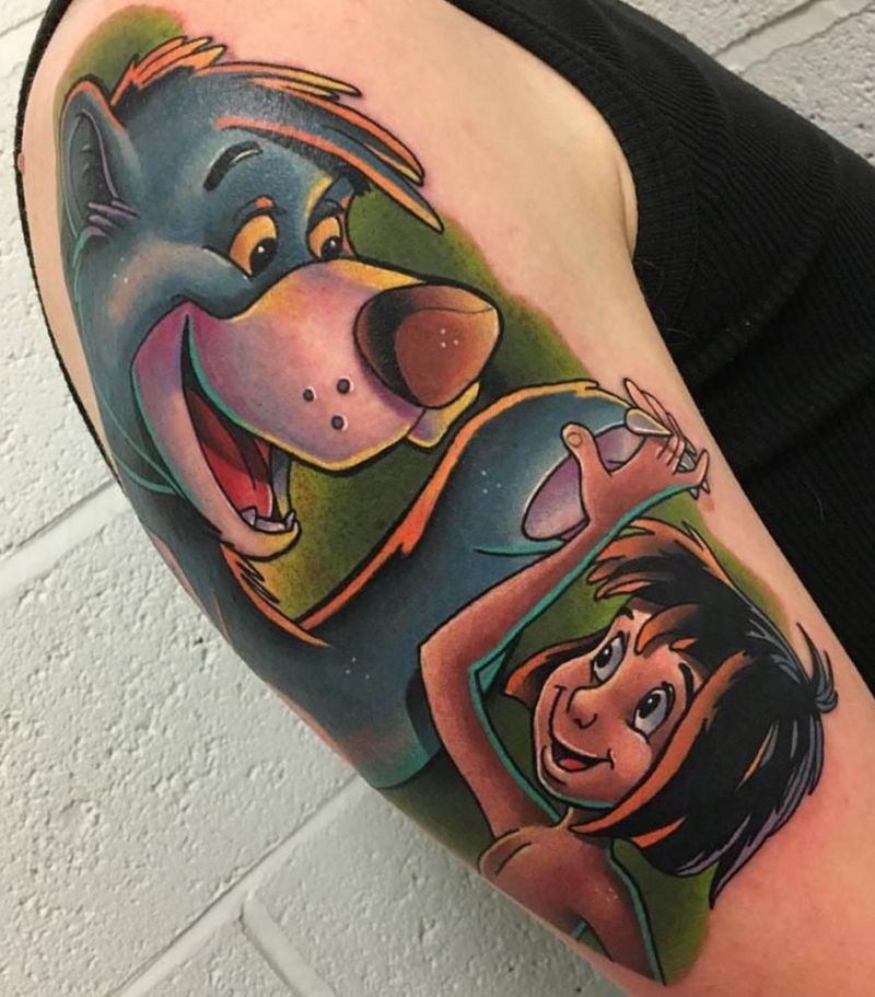 30 Cute Baloo Tattoos You Must Try