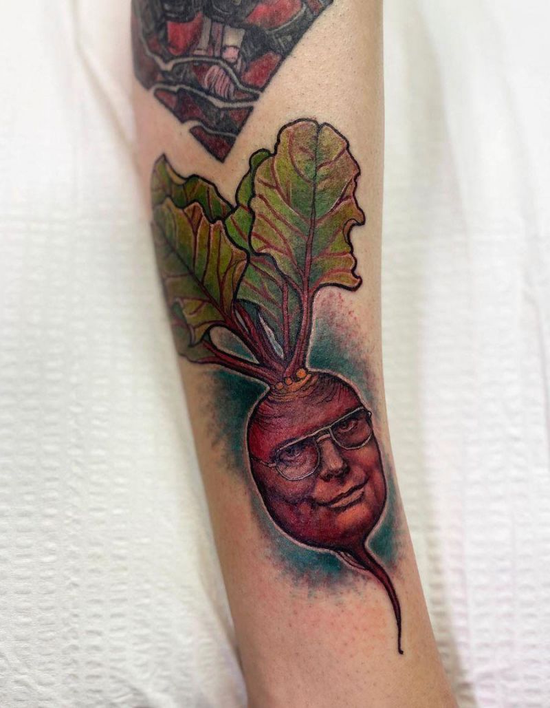 30 Pretty Beet Tattoos for Your Inspiration