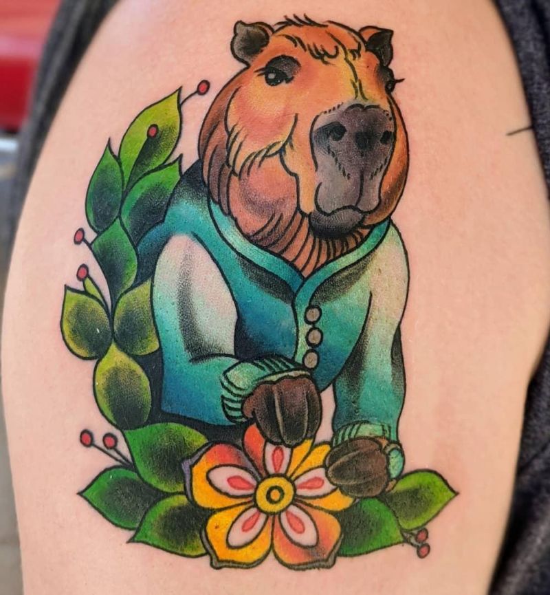 30 Pretty Capybara Tattoos You Can Copy