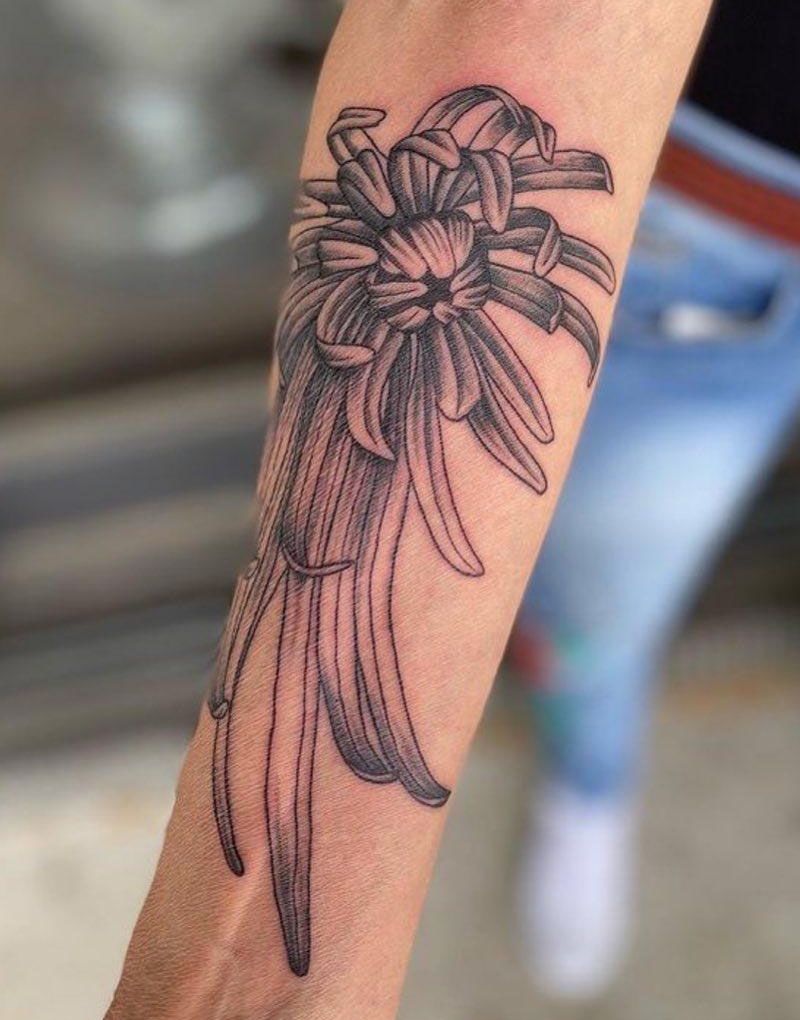 30 Pretty Chrysanthemum Tattoos Make You Charming