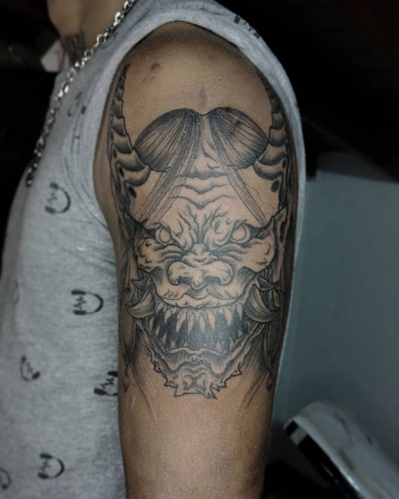 30 Unique Hannya Tattoos You Must Try