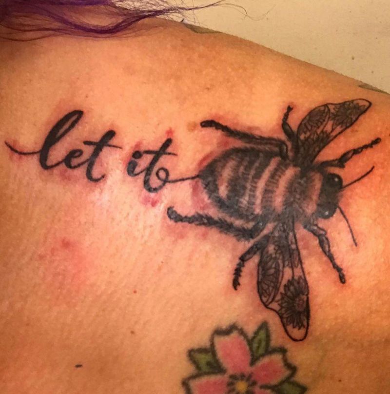 30 Pretty Let It Be Tattoos for Your Inspiration