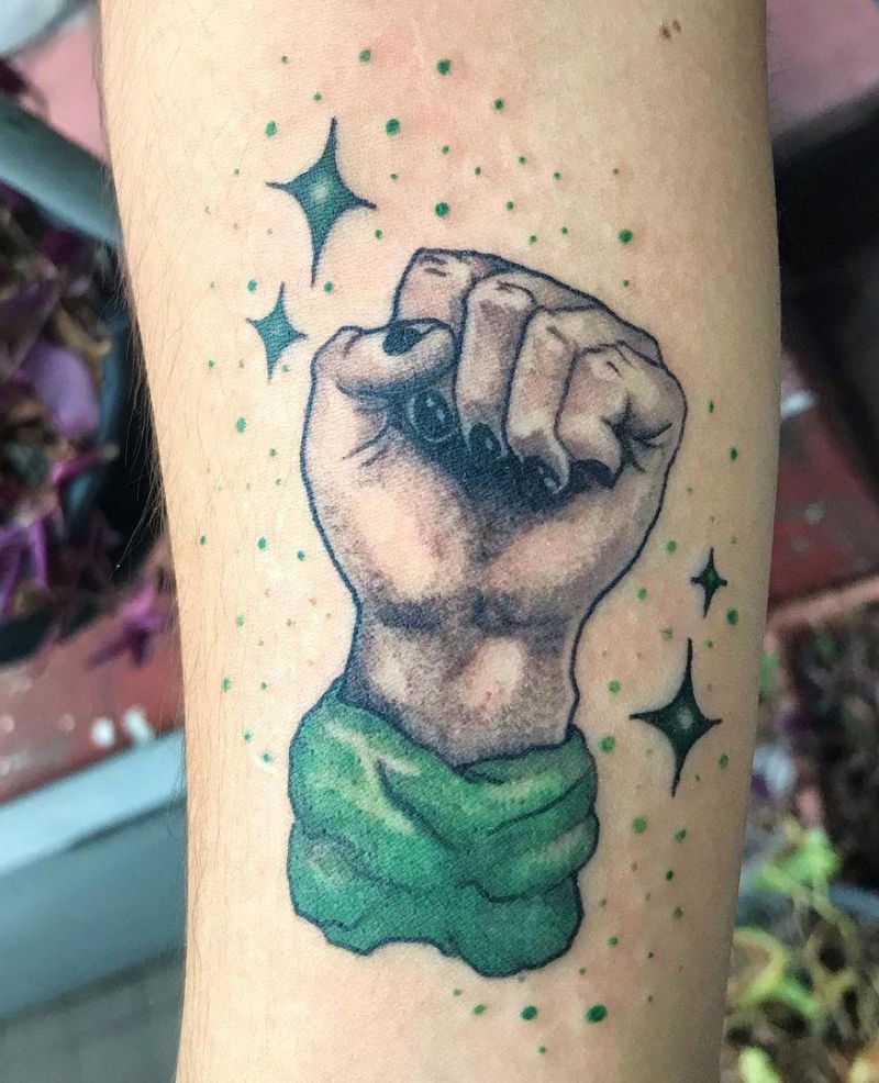 30 Pretty Raised Fist Tattoos to Inspire You