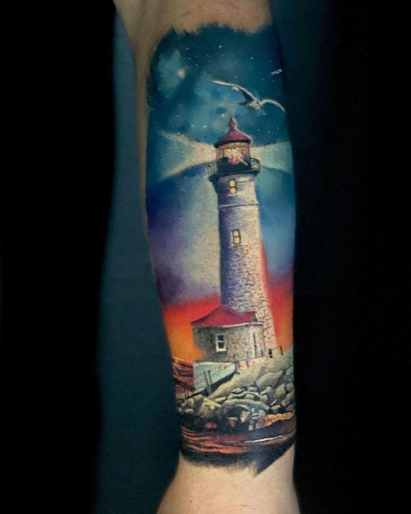 30 Pretty Sunset Tattoos You Can Copy