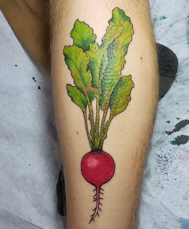 30 Pretty Beet Tattoos for Your Inspiration