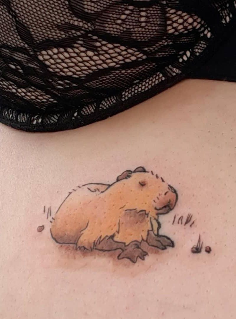 30 Pretty Capybara Tattoos You Can Copy