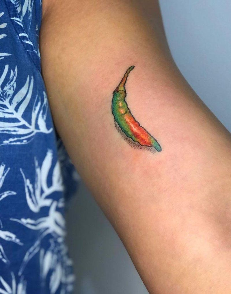 30 Pretty Chili Tattoos You Will Love