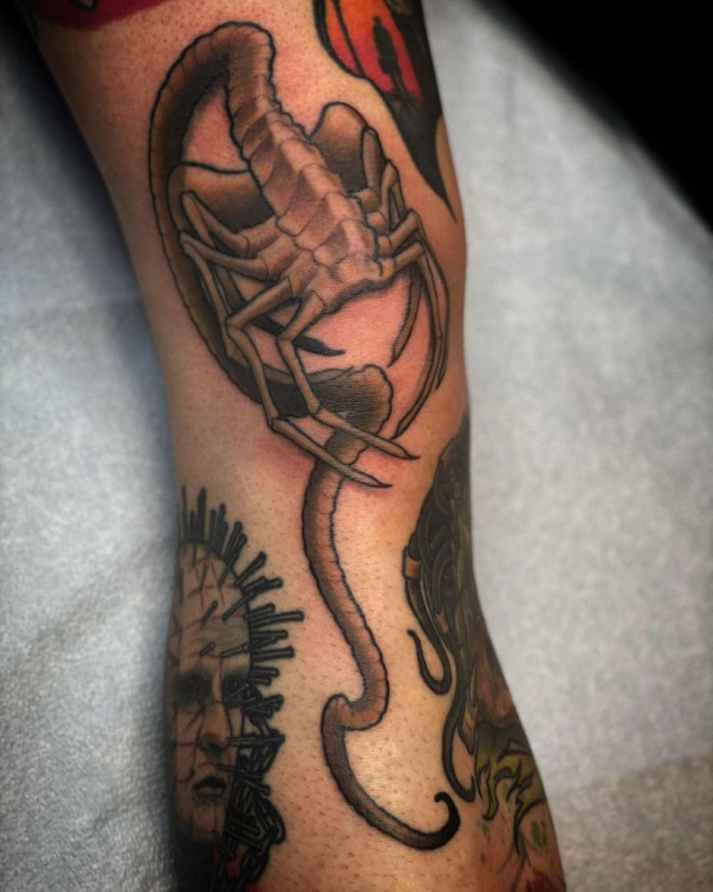 30 Unique Facehugger Tattoos for Your Inspiration