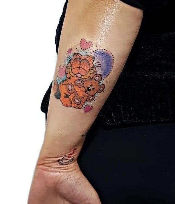30 Cute Garfield Tattoos You Will Love