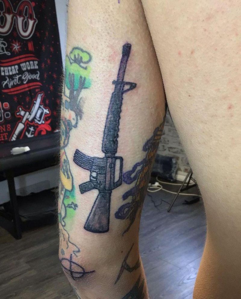 30 Pretty M16 Tattoos to Inspire You