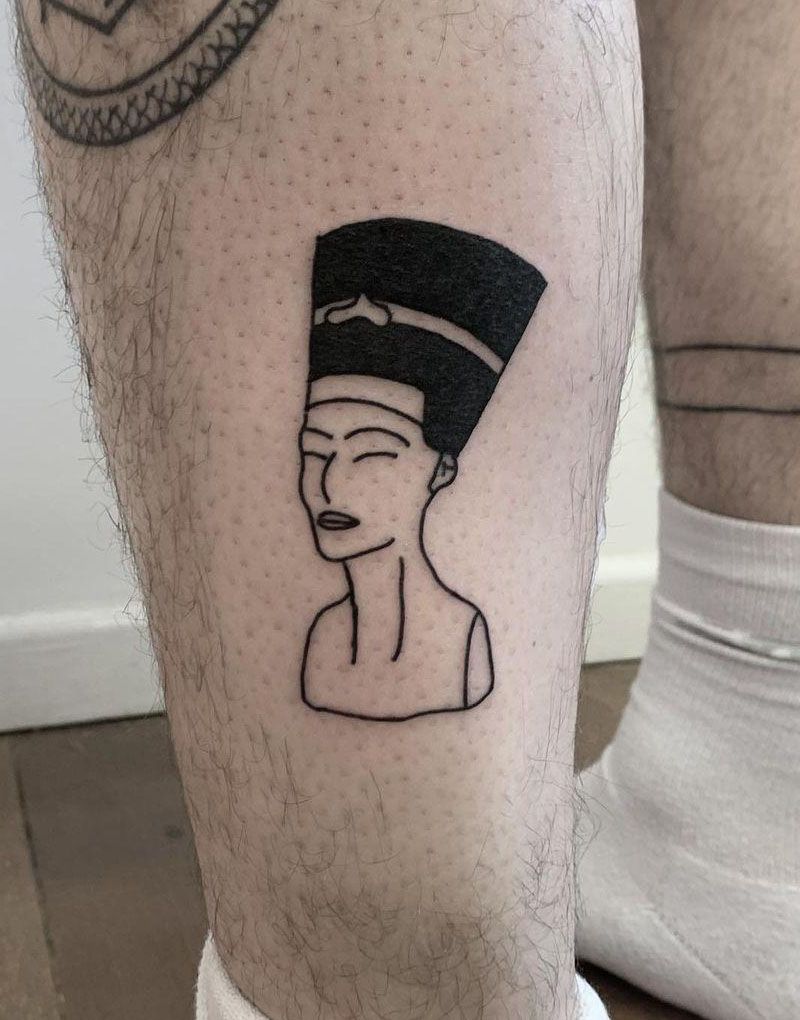 30 Pretty Nefertiti Tattoos You Will Love