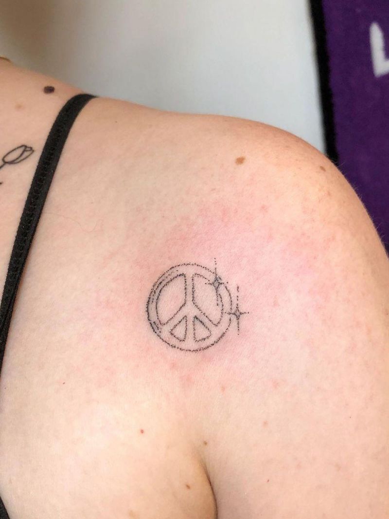 30 Pretty Peace Tattoos to Inspire You