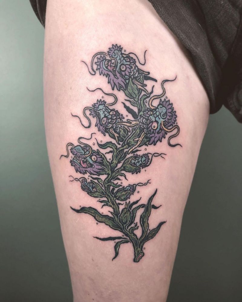 30 Pretty Snapdragon Tattoos to Inspire You