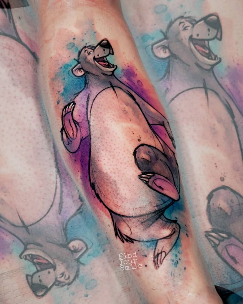 30 Cute Baloo Tattoos You Must Try