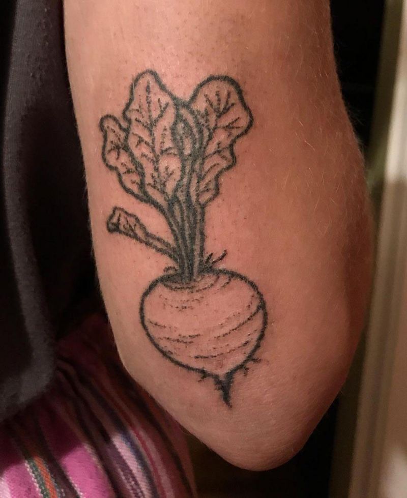 30 Pretty Beet Tattoos for Your Inspiration