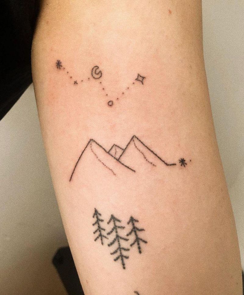 30 Pretty Cassiopeia Tattoos You Must Love