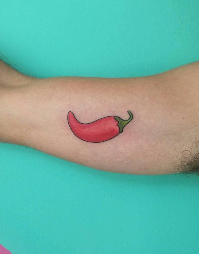 30 Pretty Chili Tattoos You Will Love