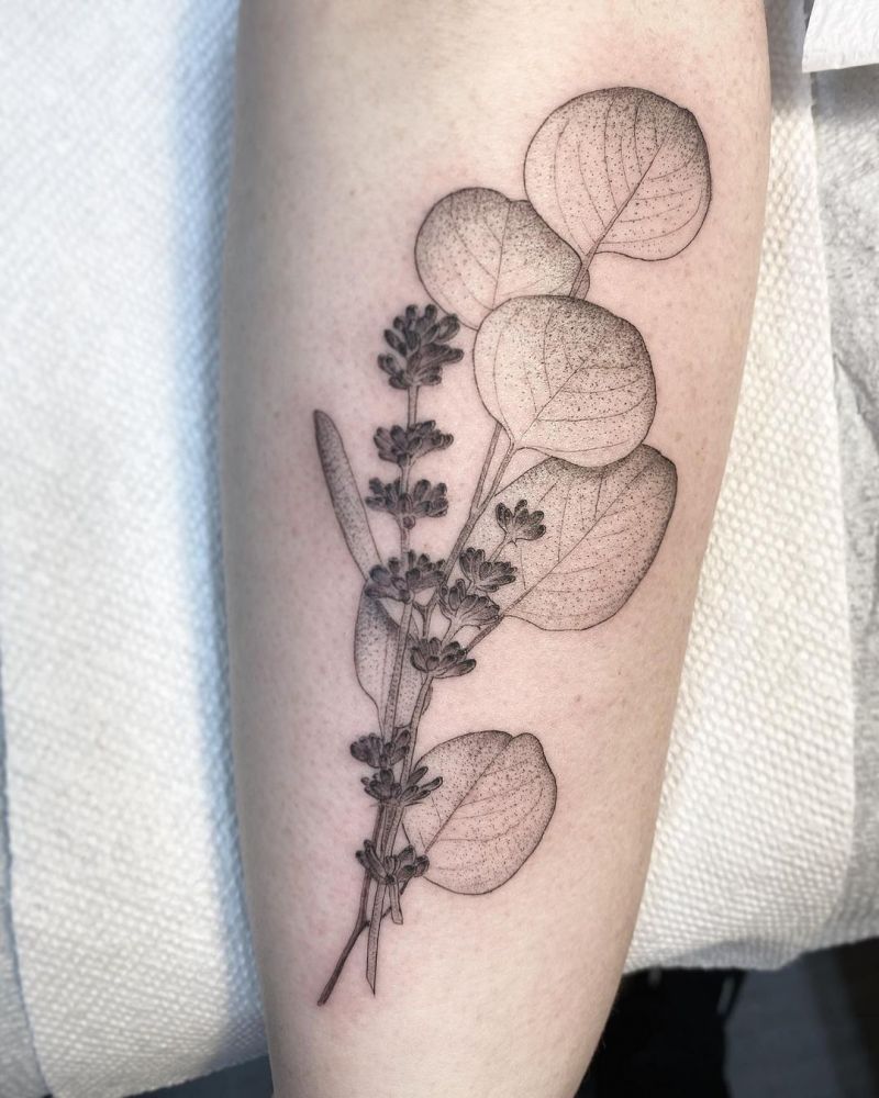 30 Pretty Eucalyptus Tattoos You Must Try