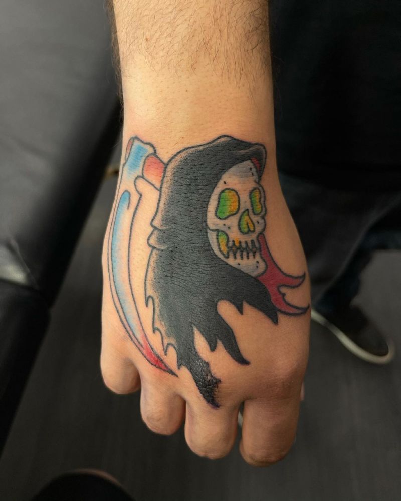 30 Gorgeous Grim Reaper Tattoos You Will Love