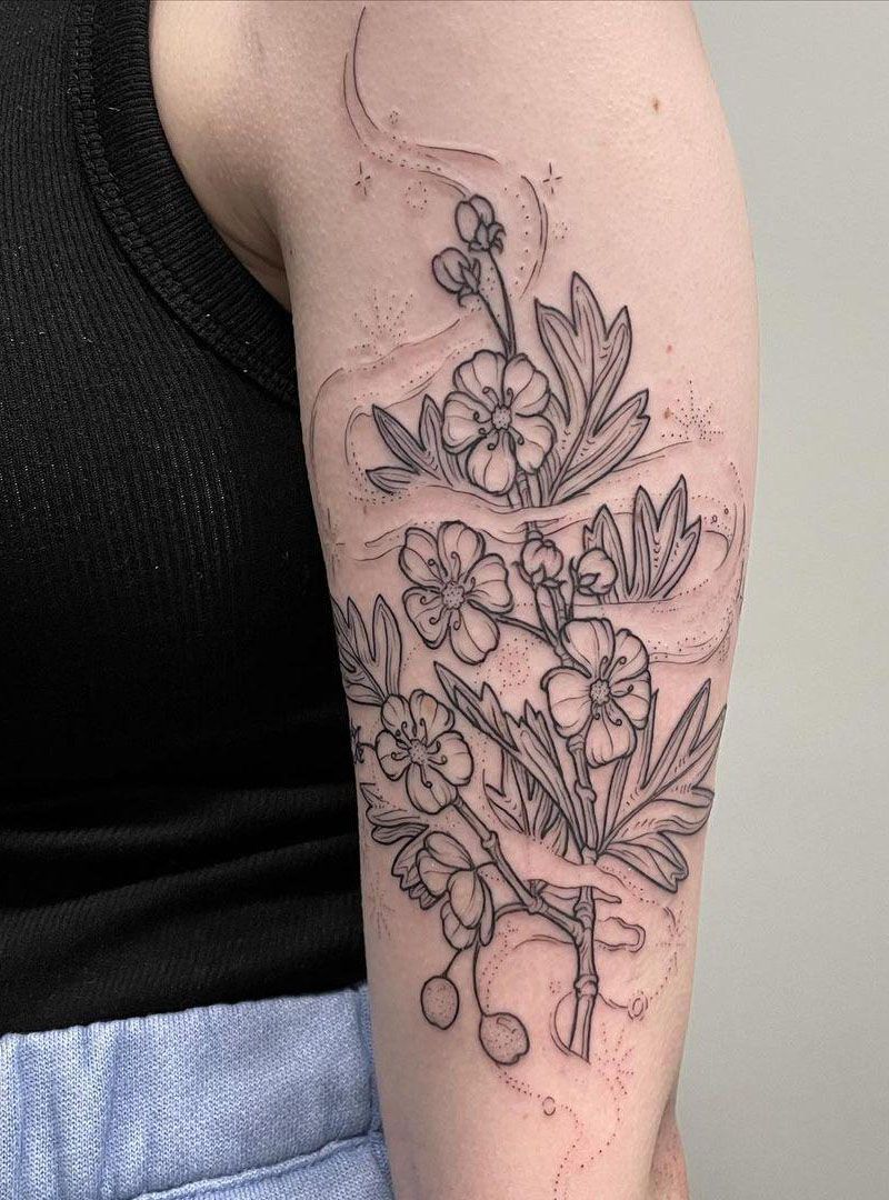 26 Pretty Hawthorn Tattoos You Can Copy