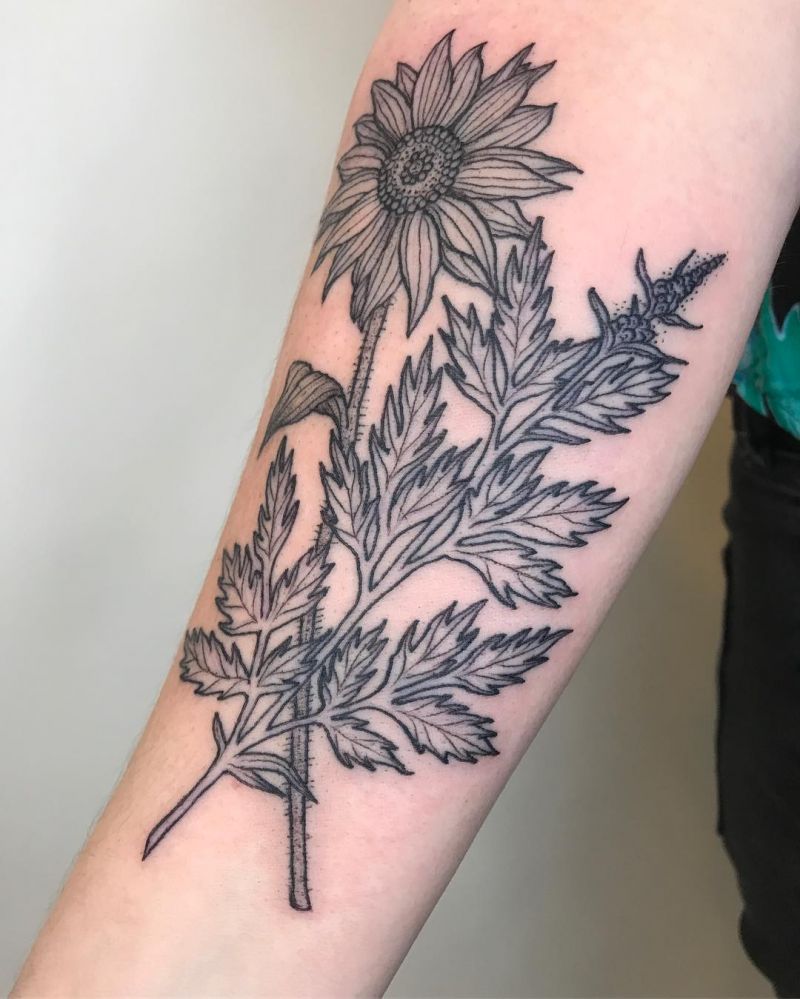 26 Pretty Mugwort Tattoos You Can Copy