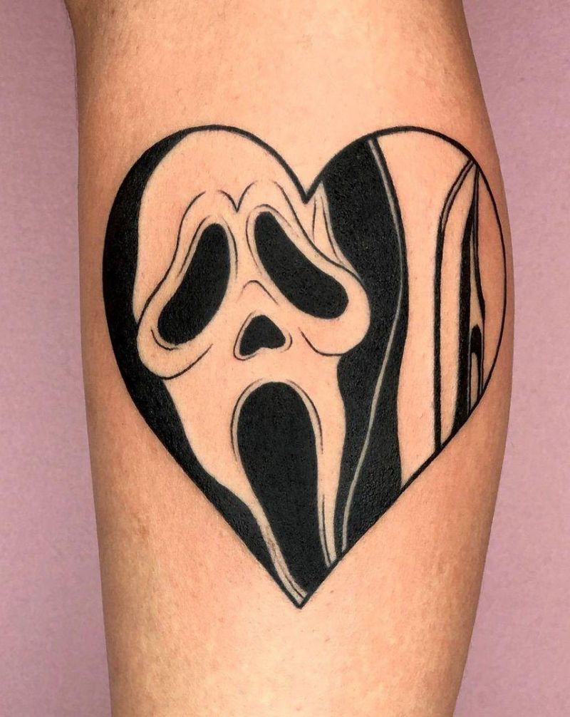 30 Pretty Scream Tattoos You Must Try