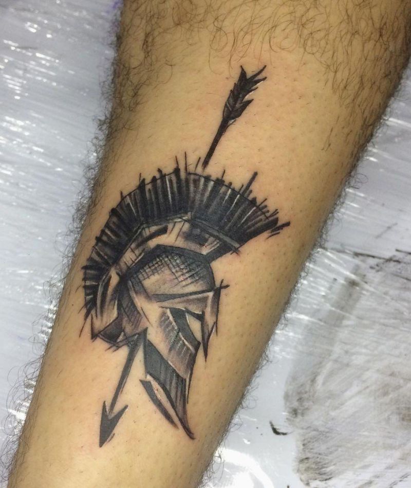 30 Great Spartan Tattoos You Can Copy