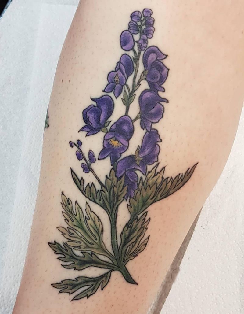 30 Pretty Wolfsbane Tattoos You Will Love