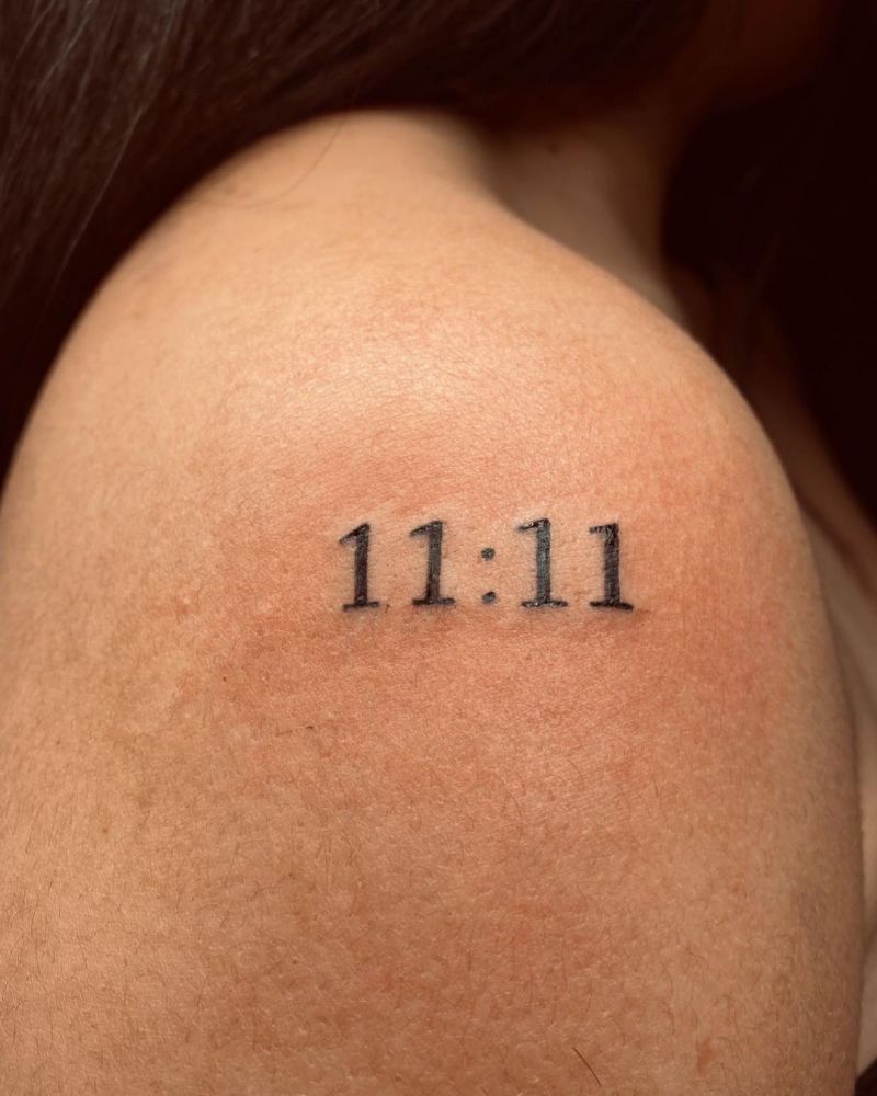 30 Pretty 11:11 Tattoos You Must Love