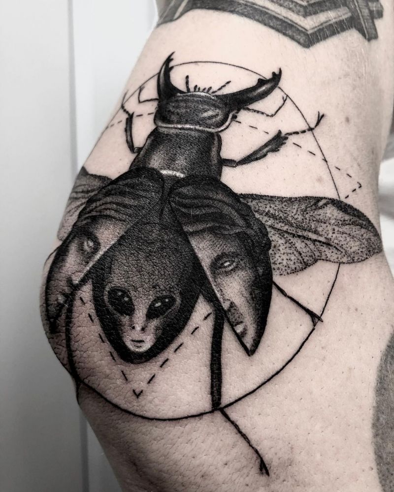 30 Unique Alien Tattoos You Can Copy