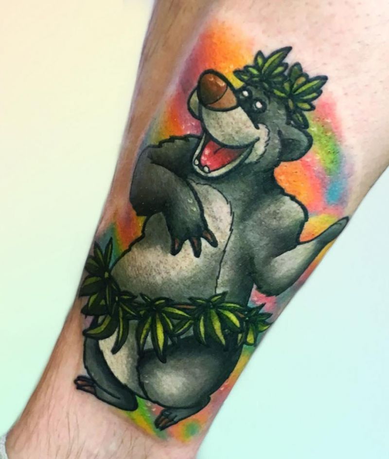 30 Cute Baloo Tattoos You Must Try