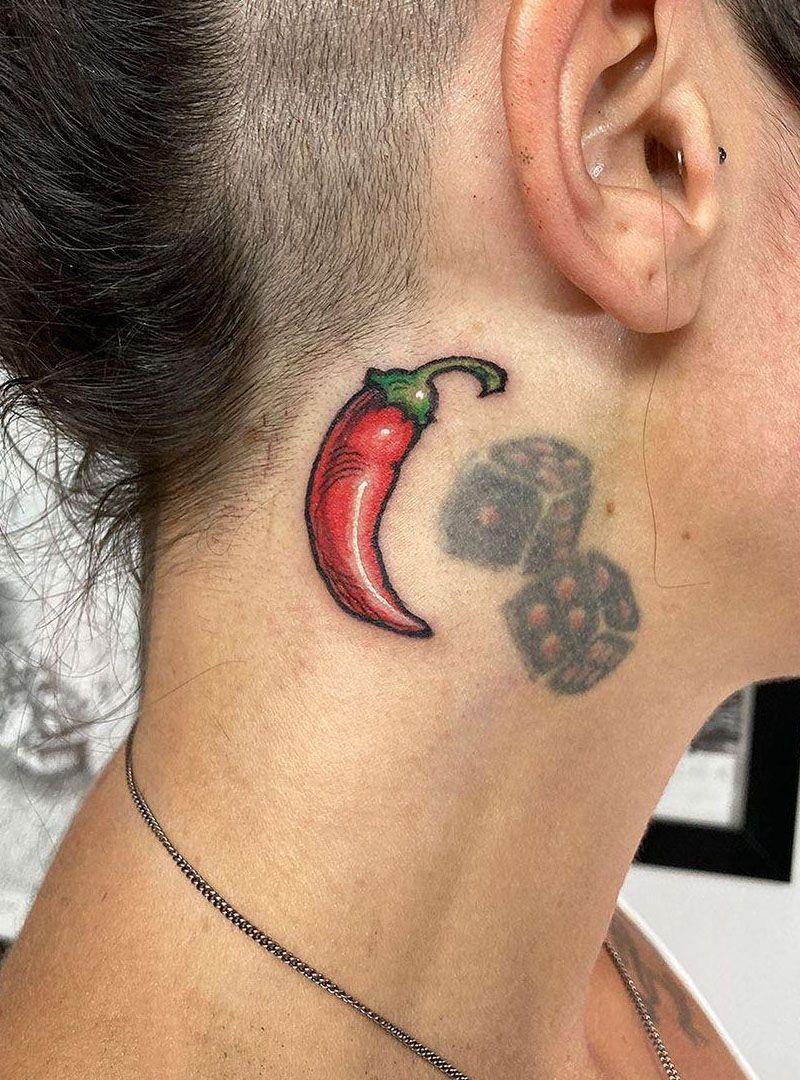 30 Pretty Chili Tattoos You Will Love