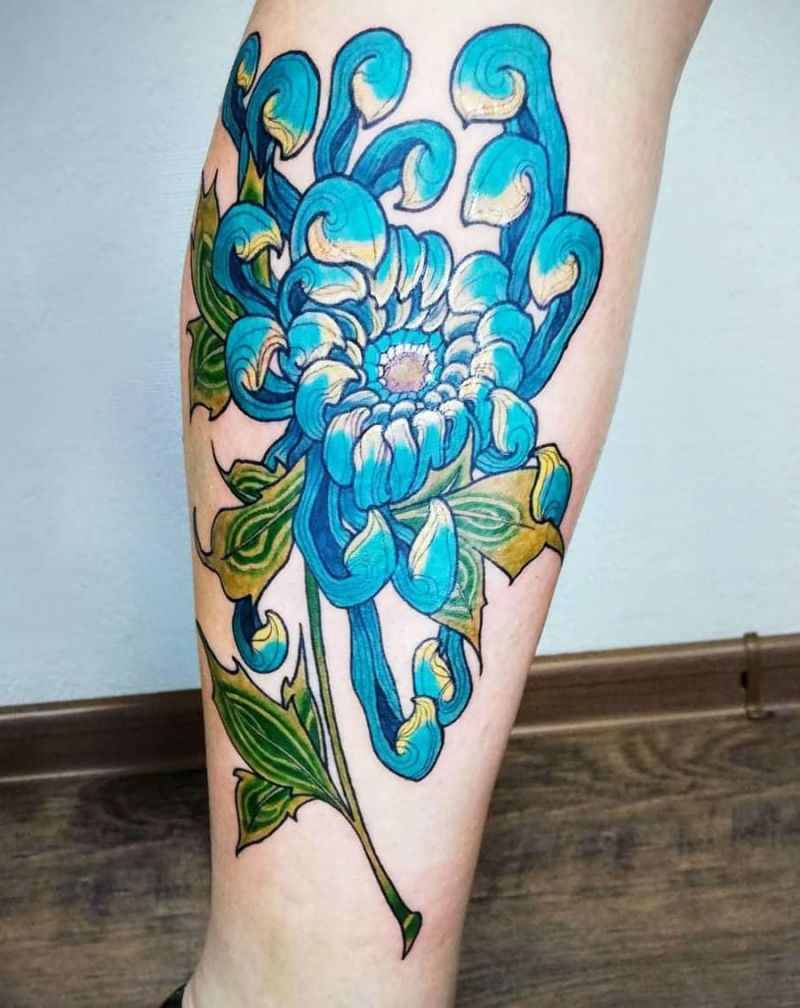 30 Pretty Chrysanthemum Tattoos Make You Charming