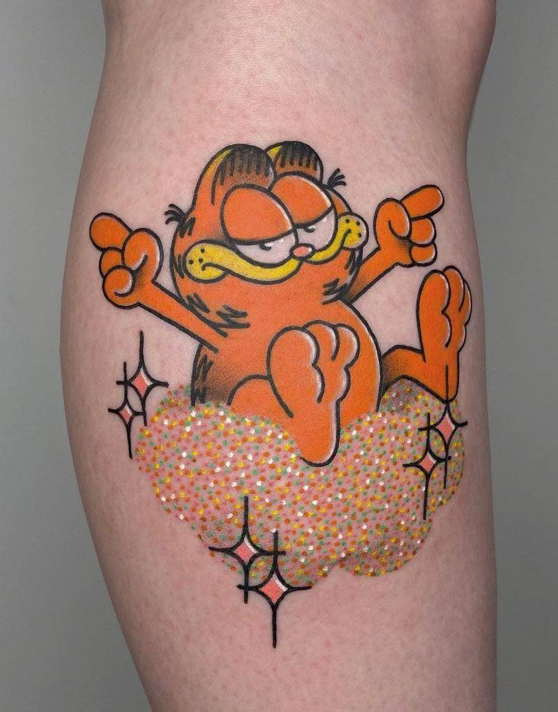 30 Cute Garfield Tattoos You Will Love