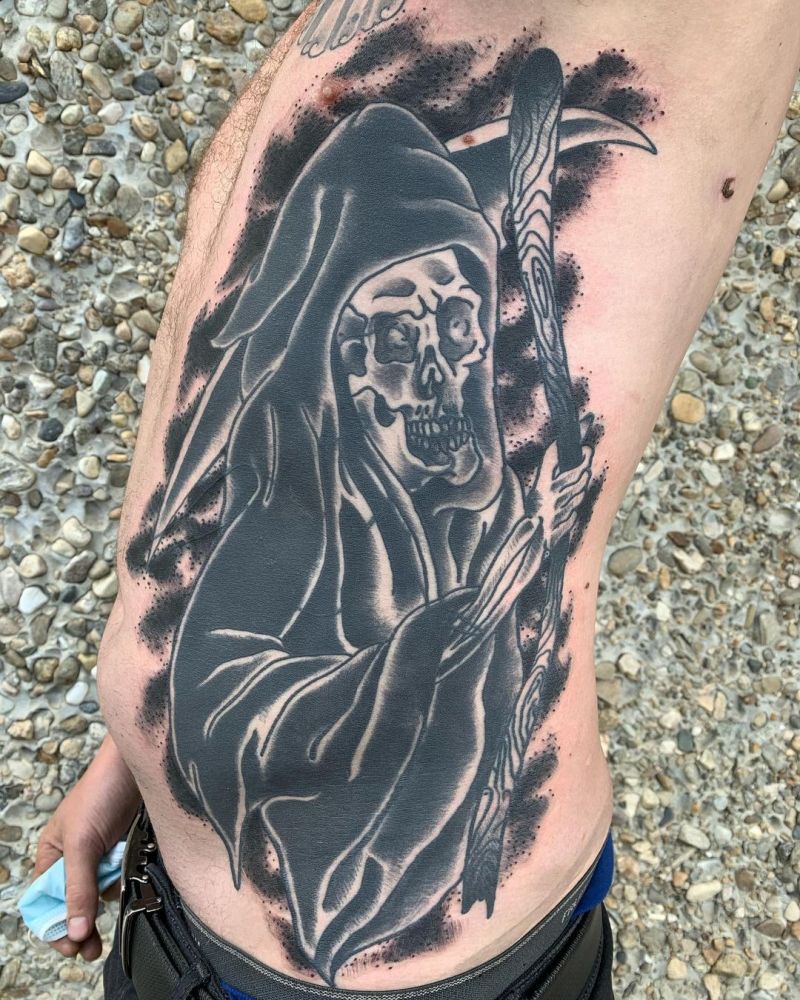 30 Gorgeous Grim Reaper Tattoos You Will Love