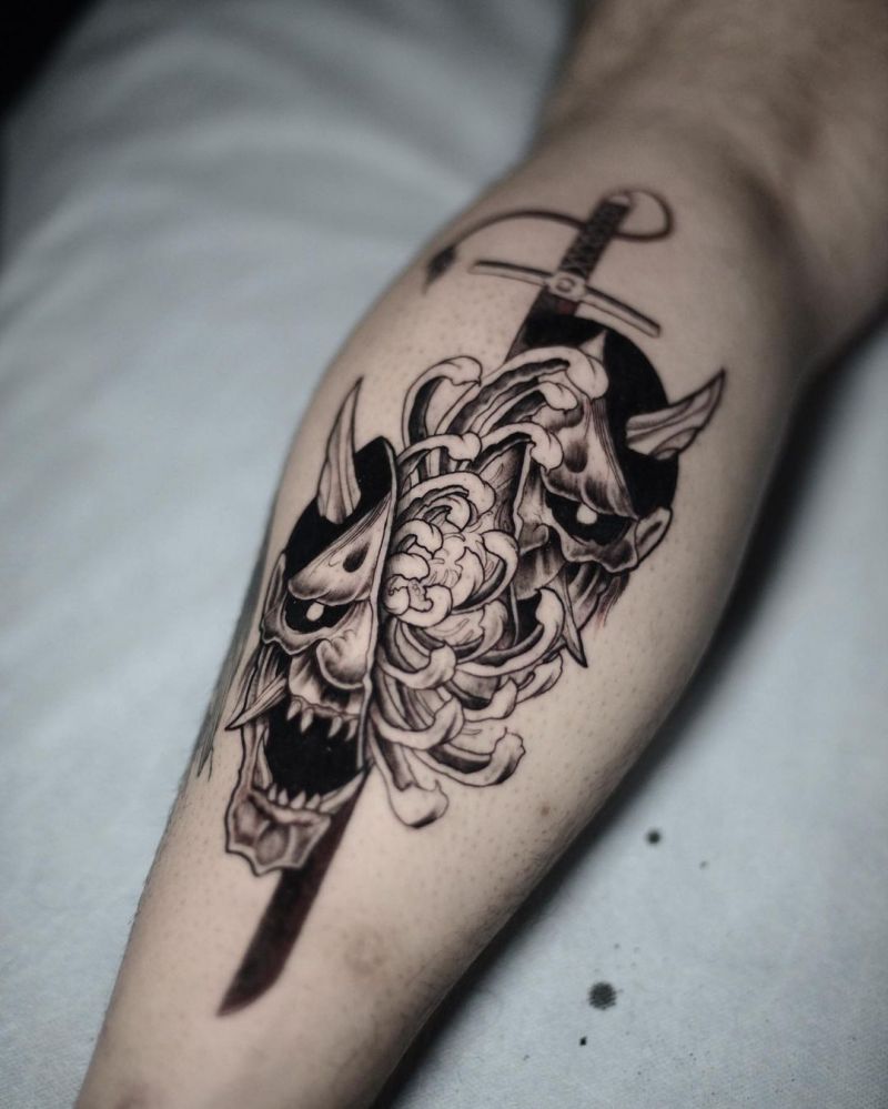 30 Unique Hannya Tattoos You Must Try