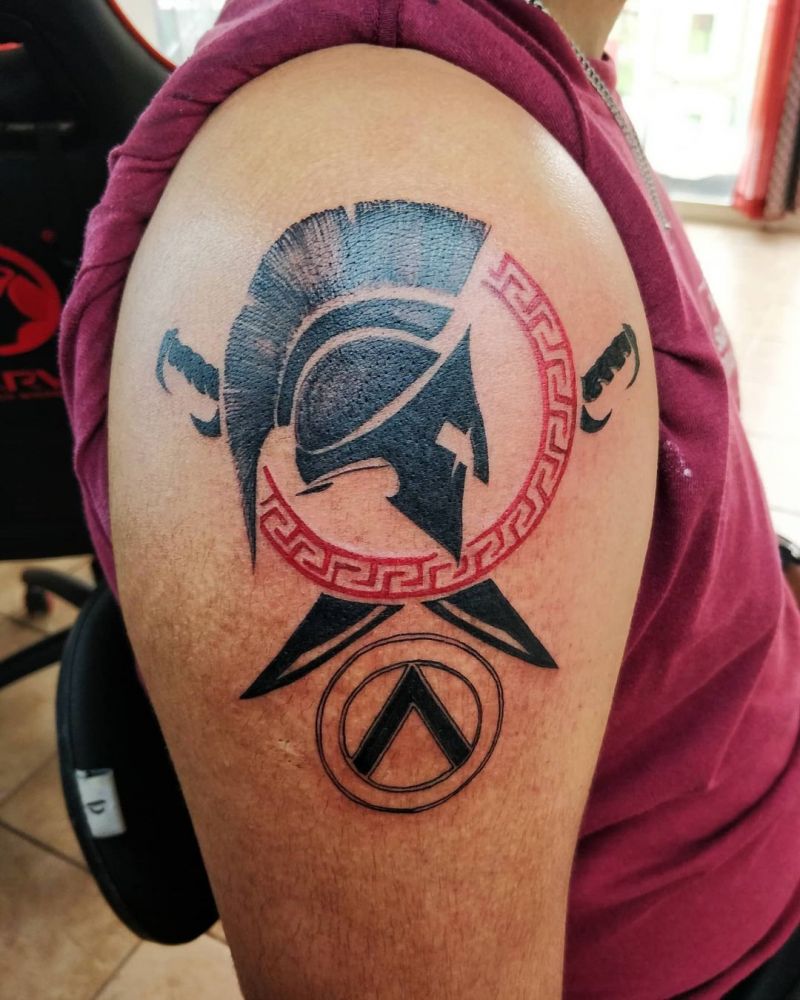 30 Great Spartan Tattoos You Can Copy