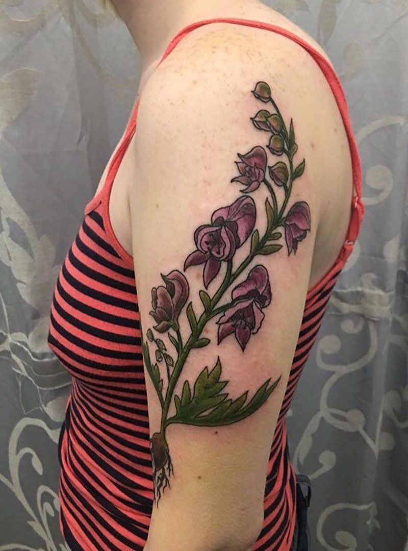 30 Pretty Wolfsbane Tattoos You Will Love