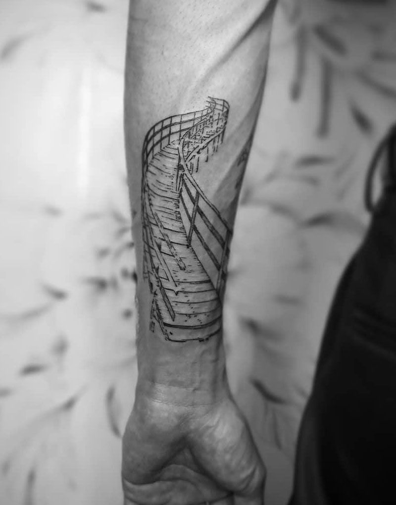 30 Pretty Bridge Tattoos for Your Inspiration