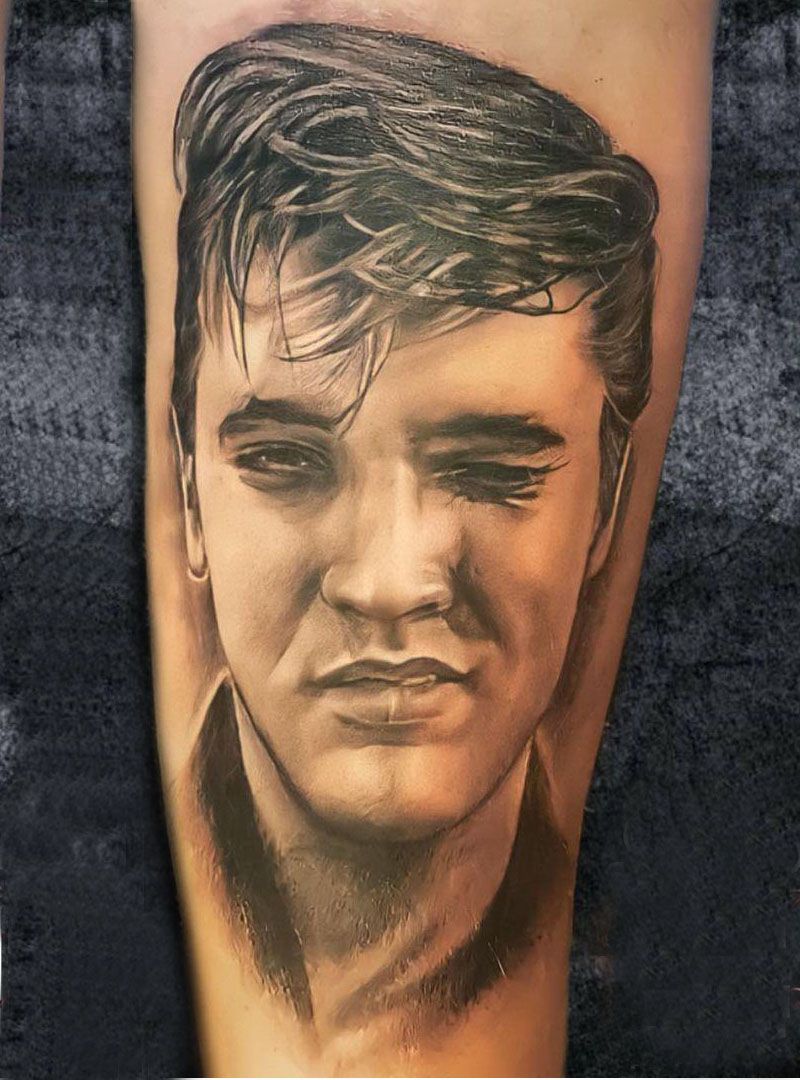 30 Pretty Elvis Tattoos You Will Love