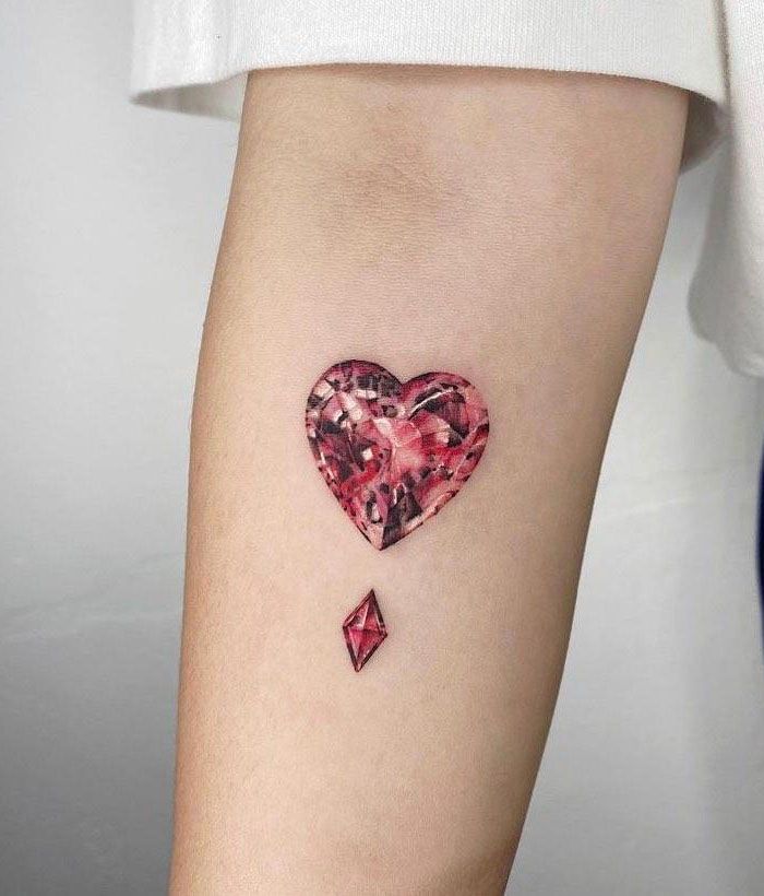 30 Gorgeous Gemstone Tattoos You Must See