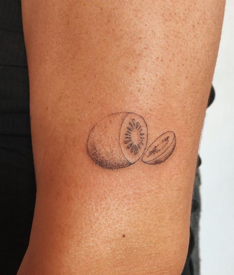 30 Pretty Kiwifruit Tattoos You Will Love