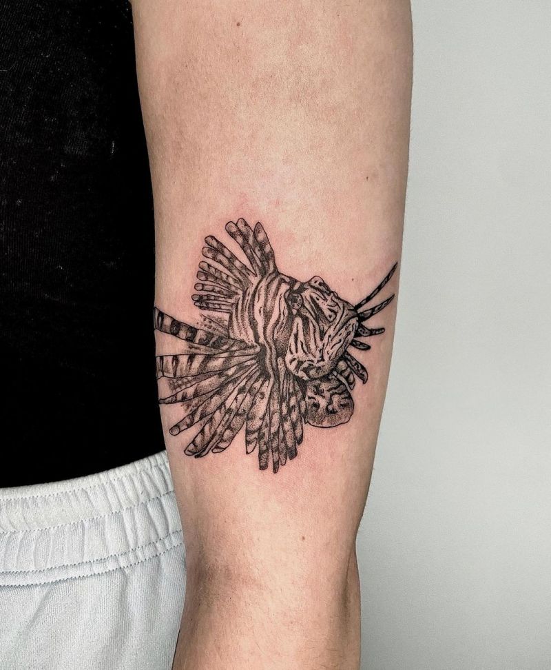 30 Gorgeous Lionfish Tattoos You Must Love