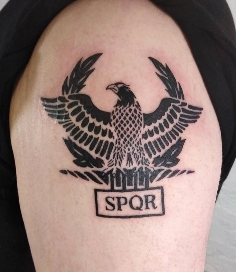 30 Unique SPQR Tattoos You Must See