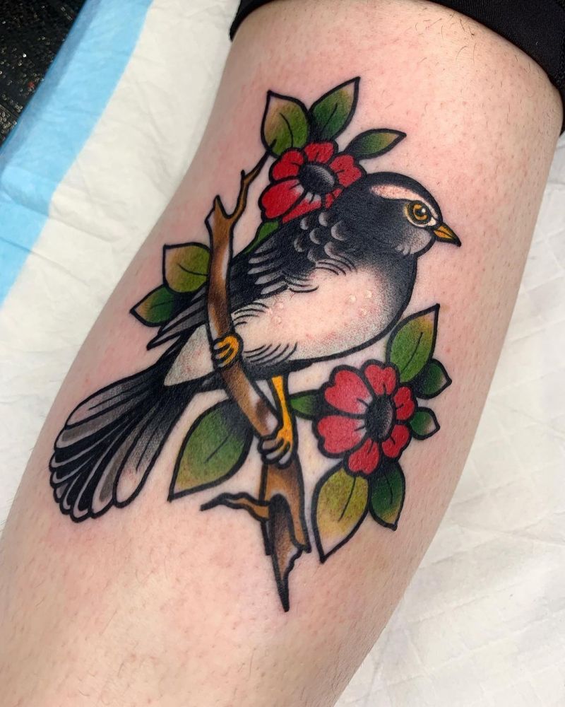 30 Pretty Willy Wagtail Tattoos You Must Love