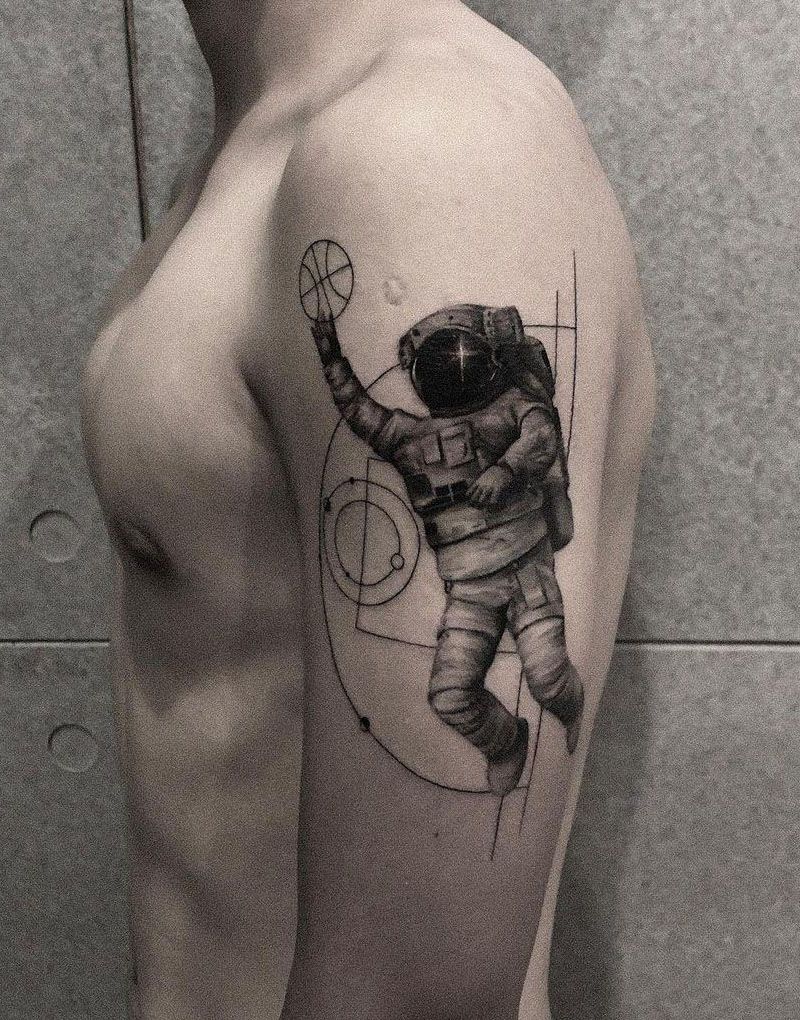 30 Pretty Astronaut Tattoos You Must Try