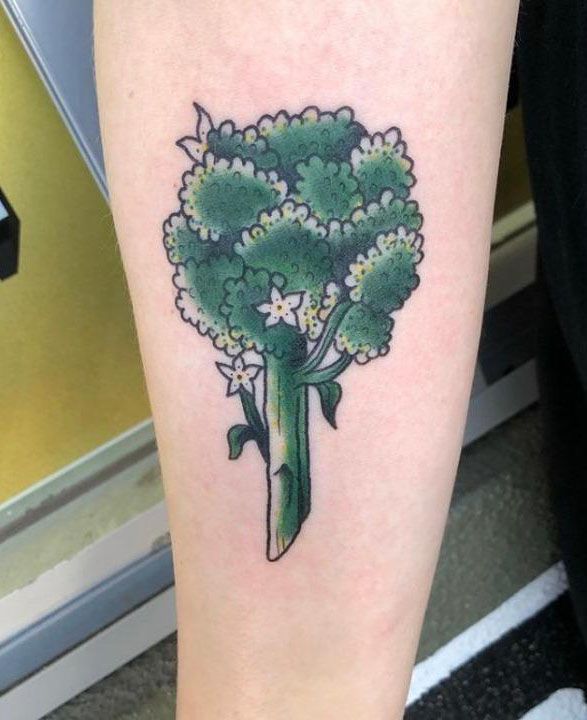 30 Pretty Broccoli Tattoos You Will Love